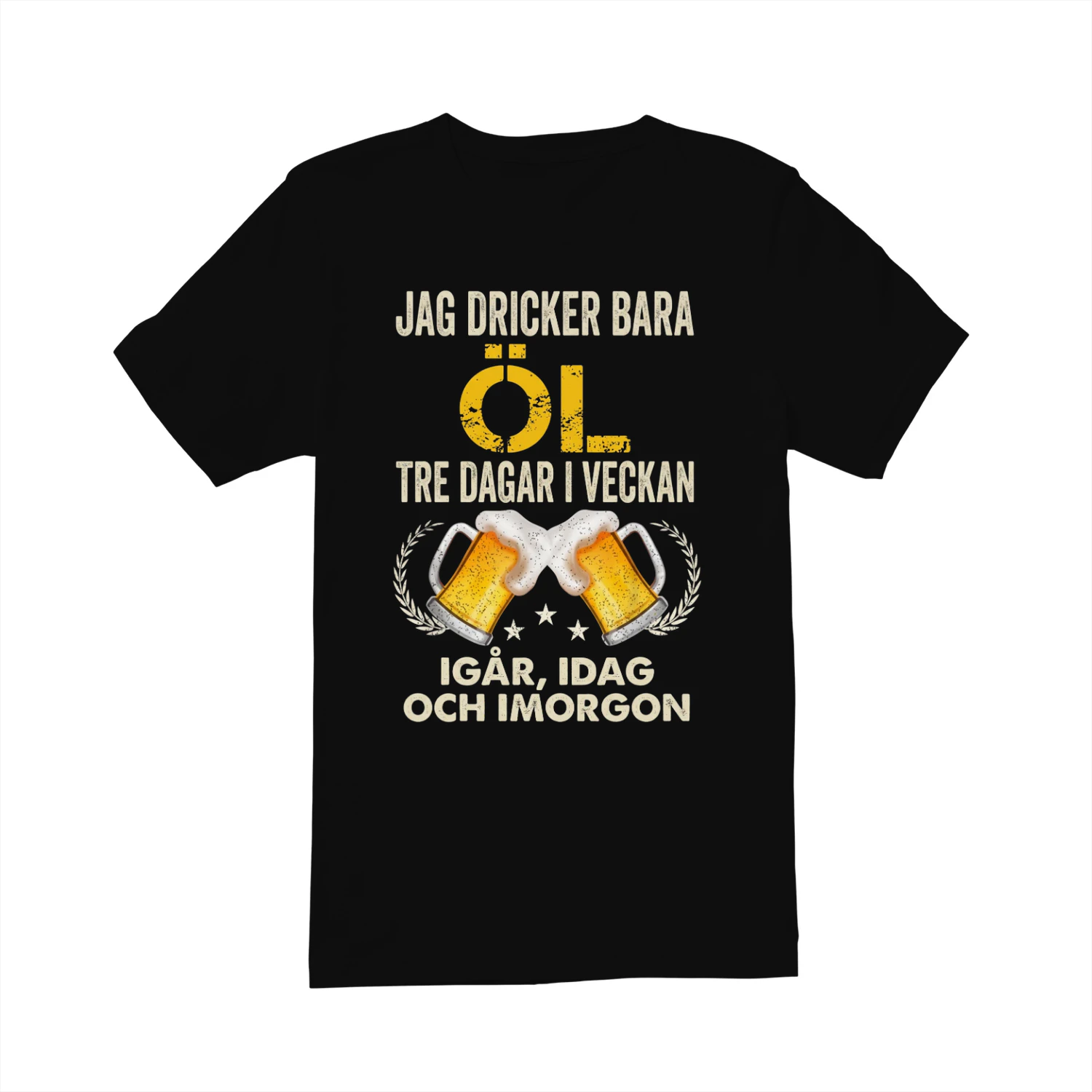 Jag dricker bara öl tre dagar i veckan: igår, idag och imorgon.