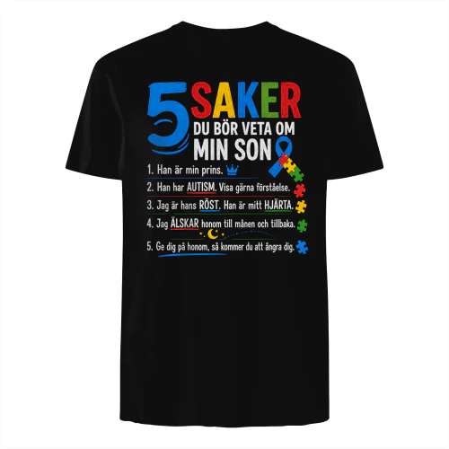 SE-5 SAKER DU BÖR VETA OM MIN SON