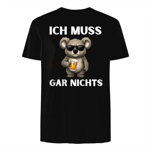 DE- Ich muss gar nichts.