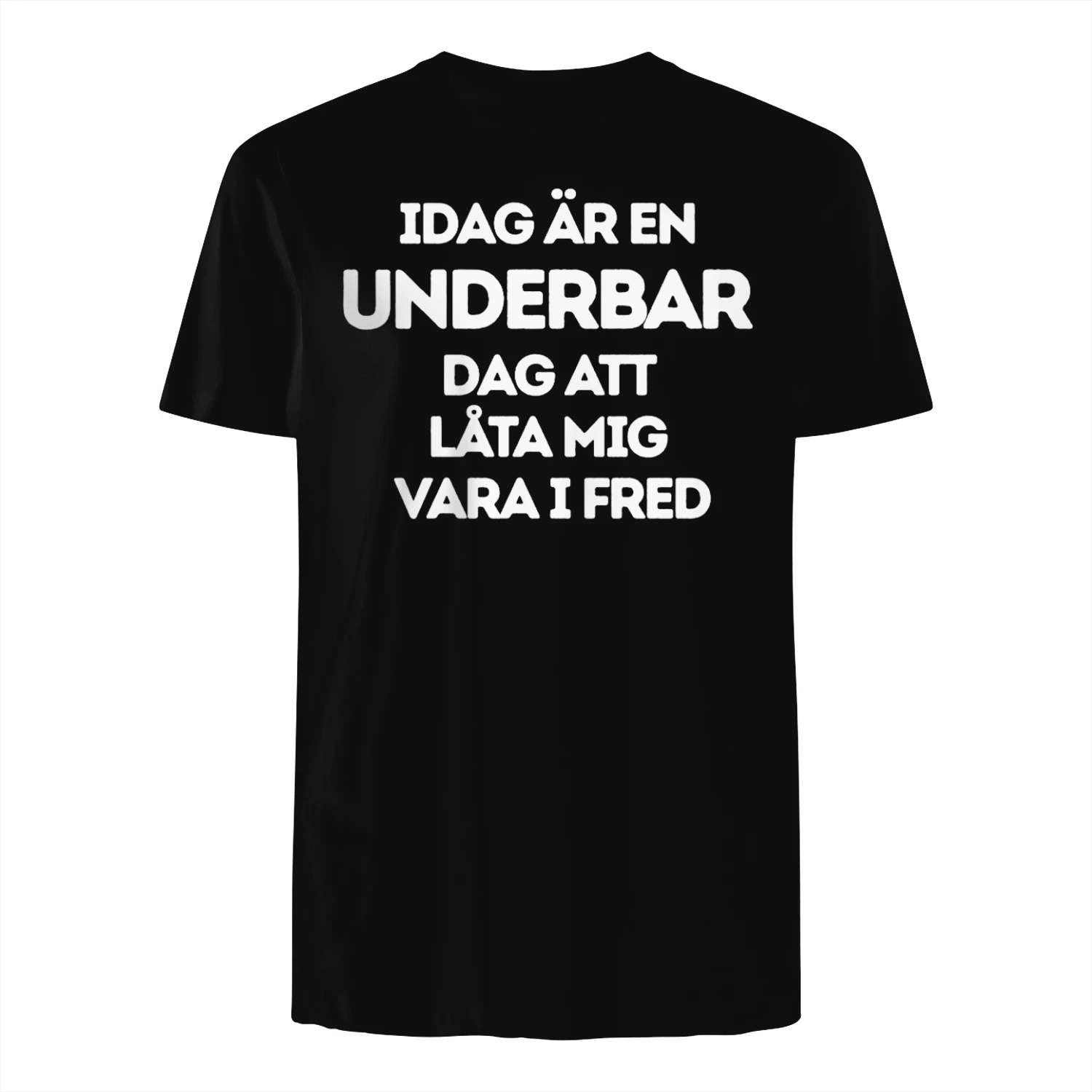 IDAG ÄR EN UNDERBAR DAG ATT LÅTA MIG VARA I FRED