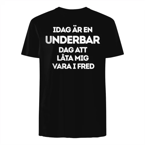 SE-IDAG ÄR EN UNDERBAR DAG ATT LÅTA MIG VARA I FRED.