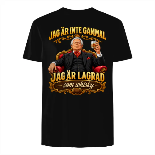 Jag är inte gammal. Jag är lagrad som whisky