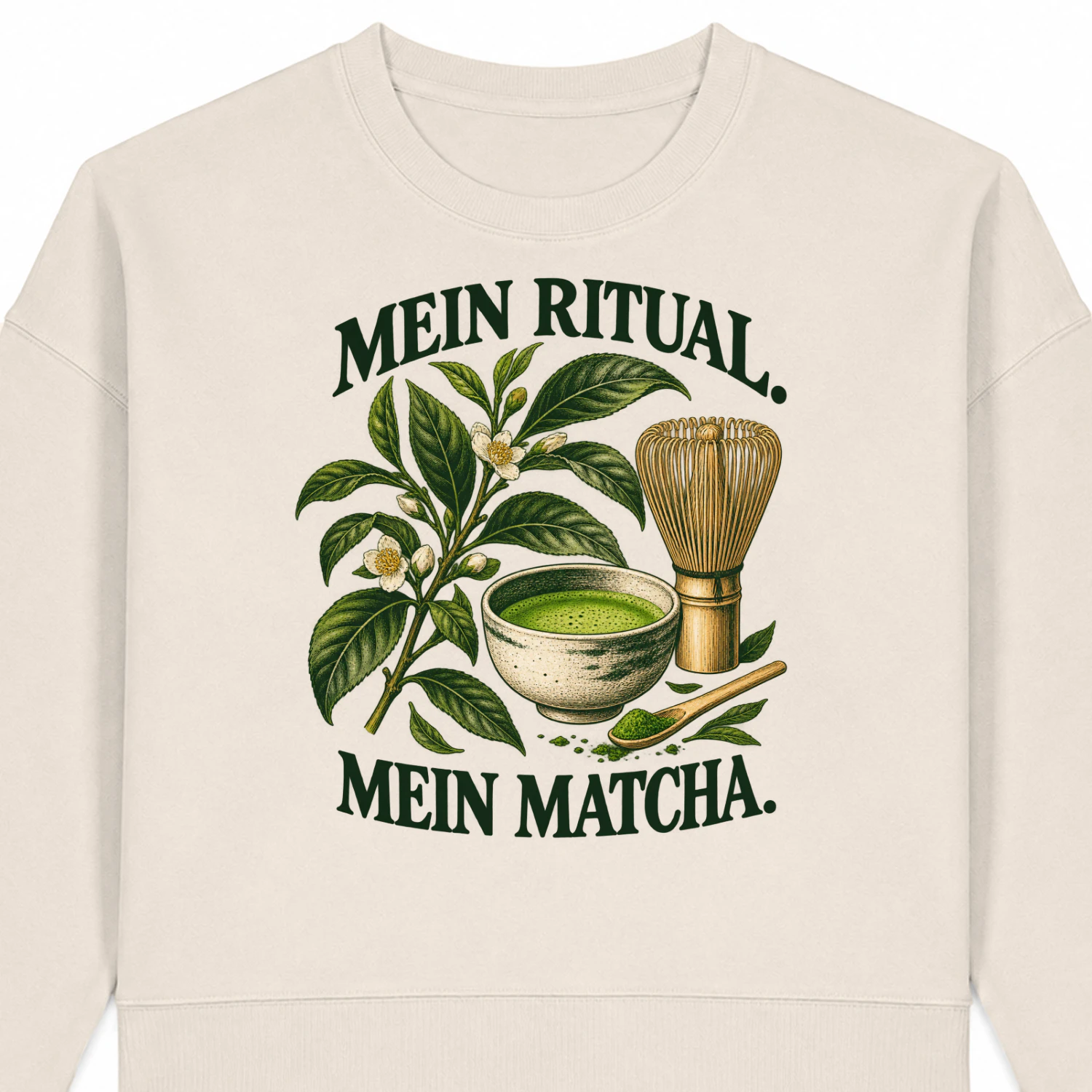 Mein Ritual. Mein Matcha. – Damen-Sweatshirt
