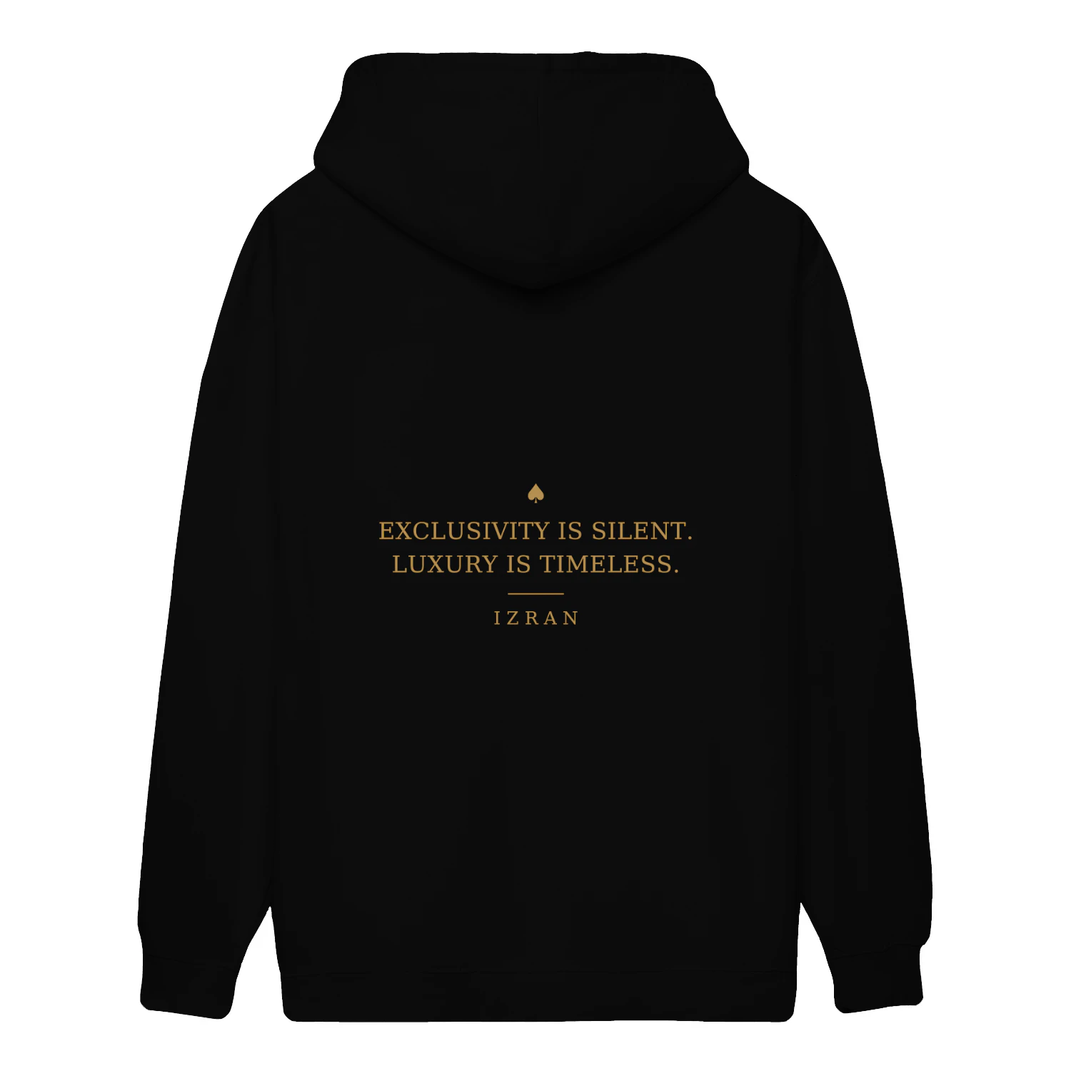 IZRAN Private Club Unisex Zip Hoodie