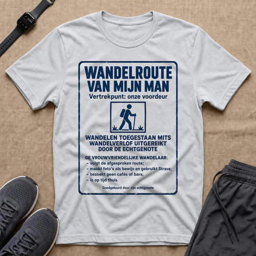Wandelroute Van Mijn Man