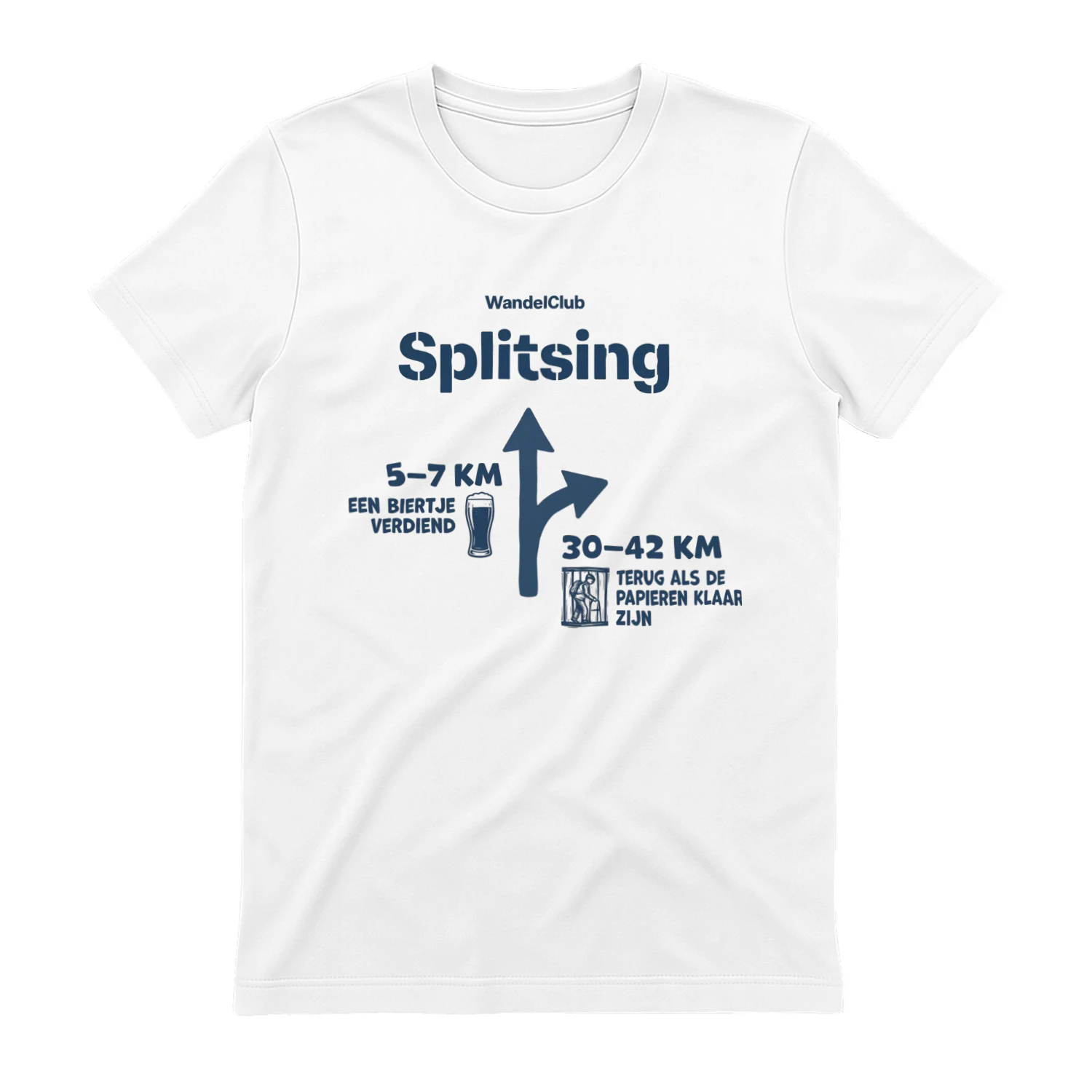 WandelClub Splitsing T-shirt
