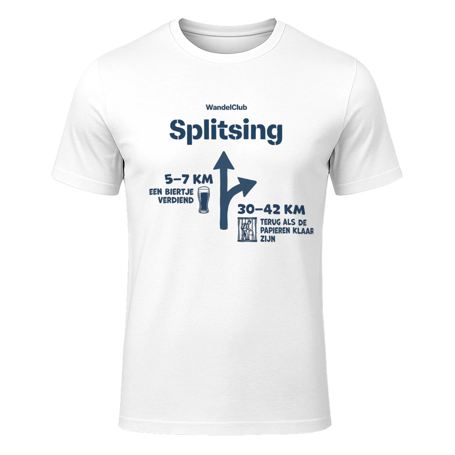 WandelClub Splitsing T-shirt