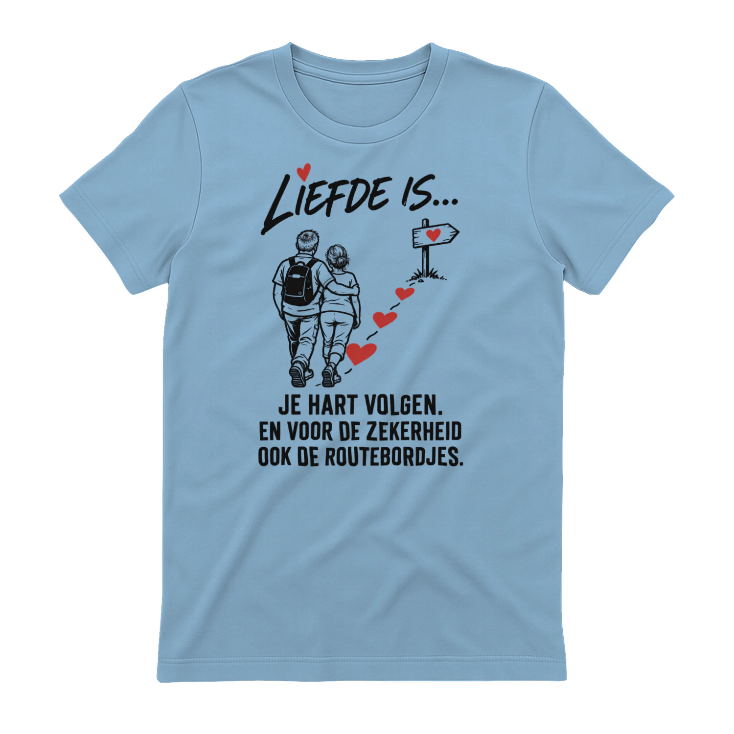 Liefde Is Wandelen T-shirt