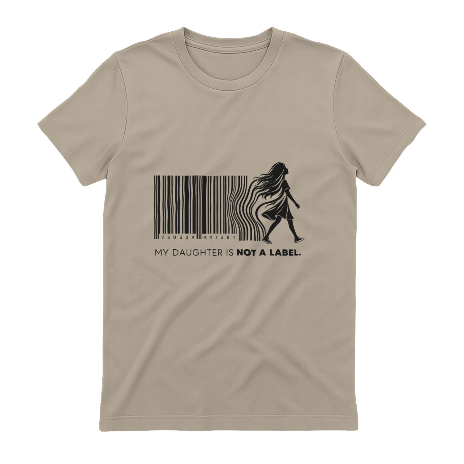 my-daughter-is-not-a-label-barcode-T-shirt
