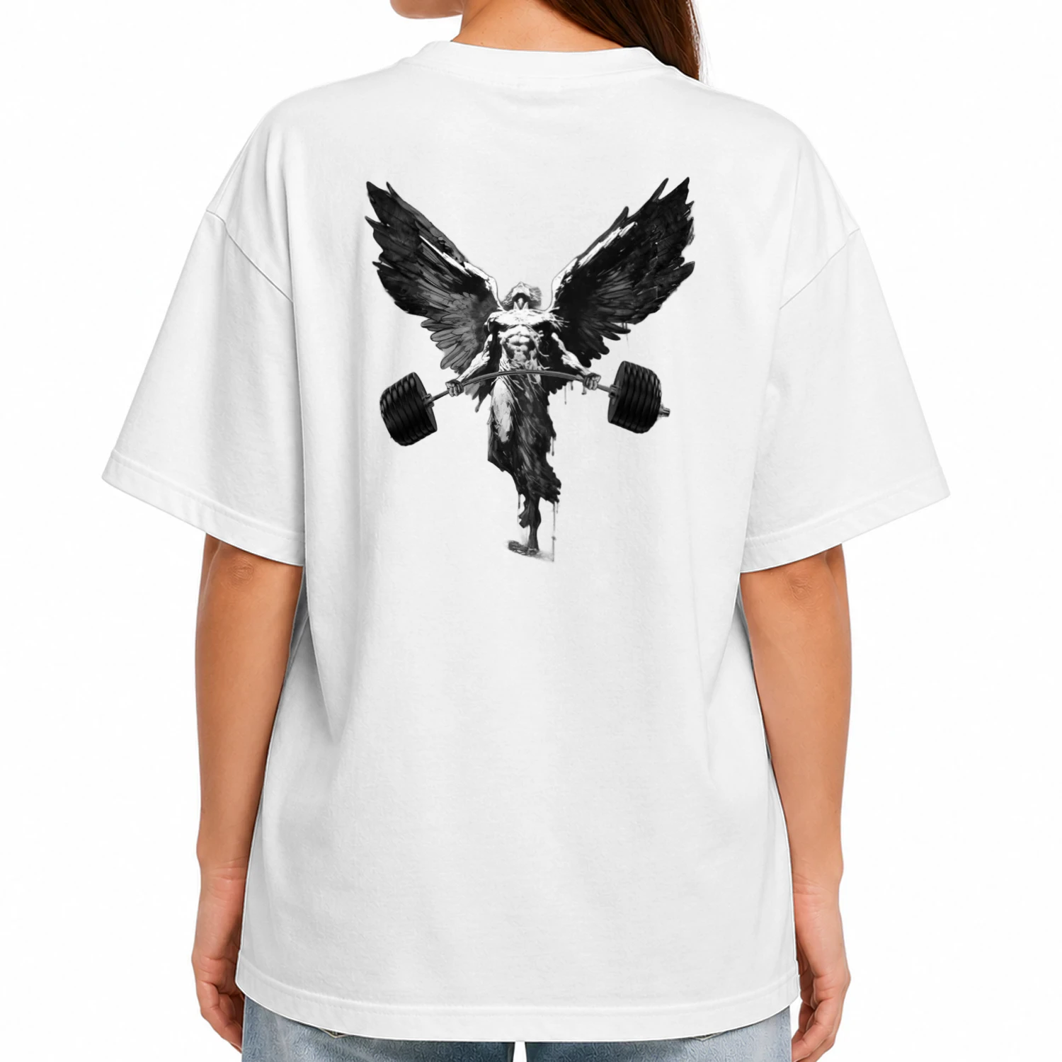 "Heavyweight King" - Premium Oversized T-Shirt mit Schwerer Baumwolle