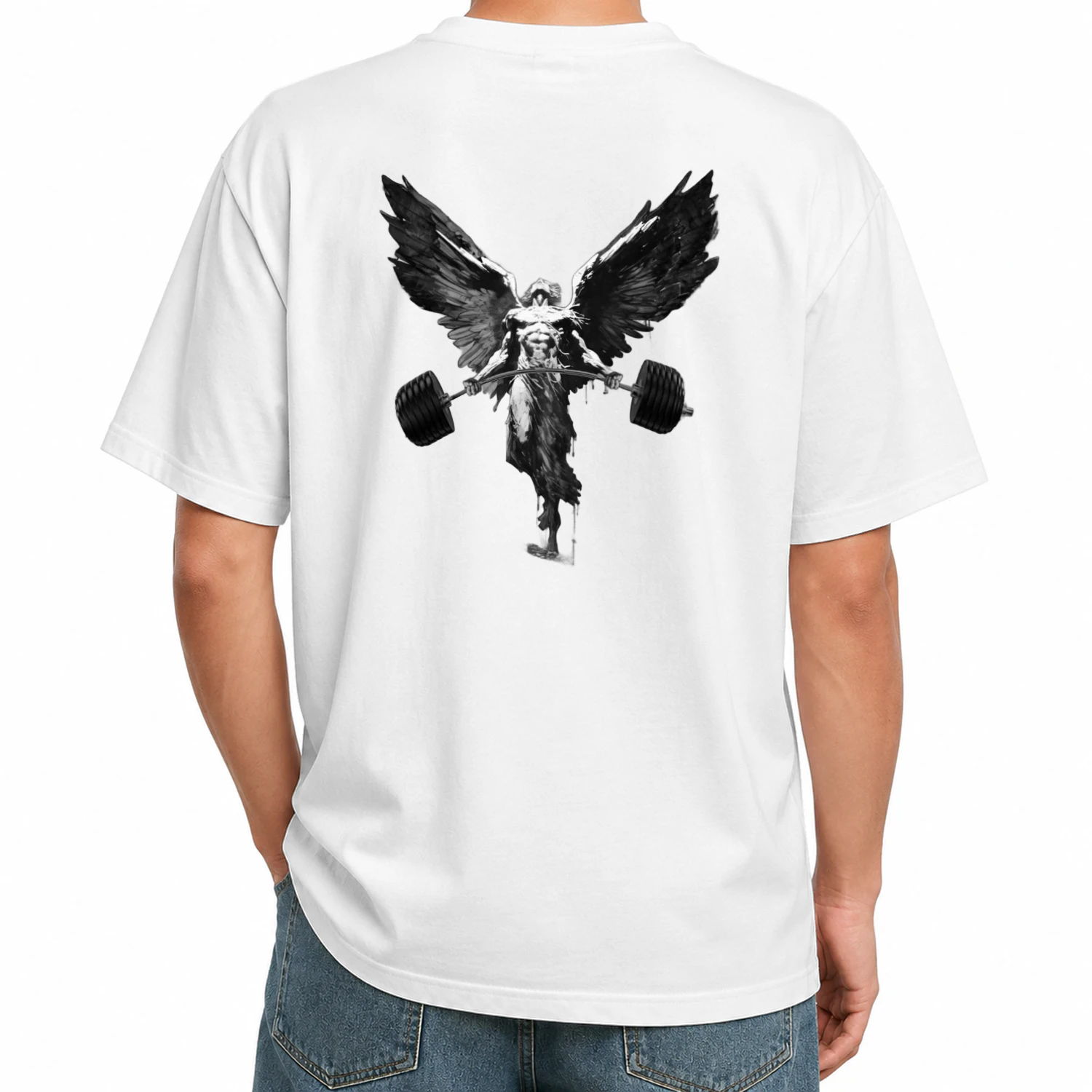 "Heavyweight King" - Premium Oversized T-Shirt mit Schwerer Baumwolle