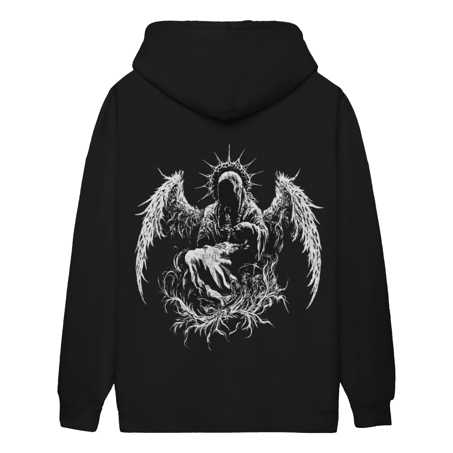 "Dragon Wings" - Premium Women Hoodie mit Dunklem Drachen-Design