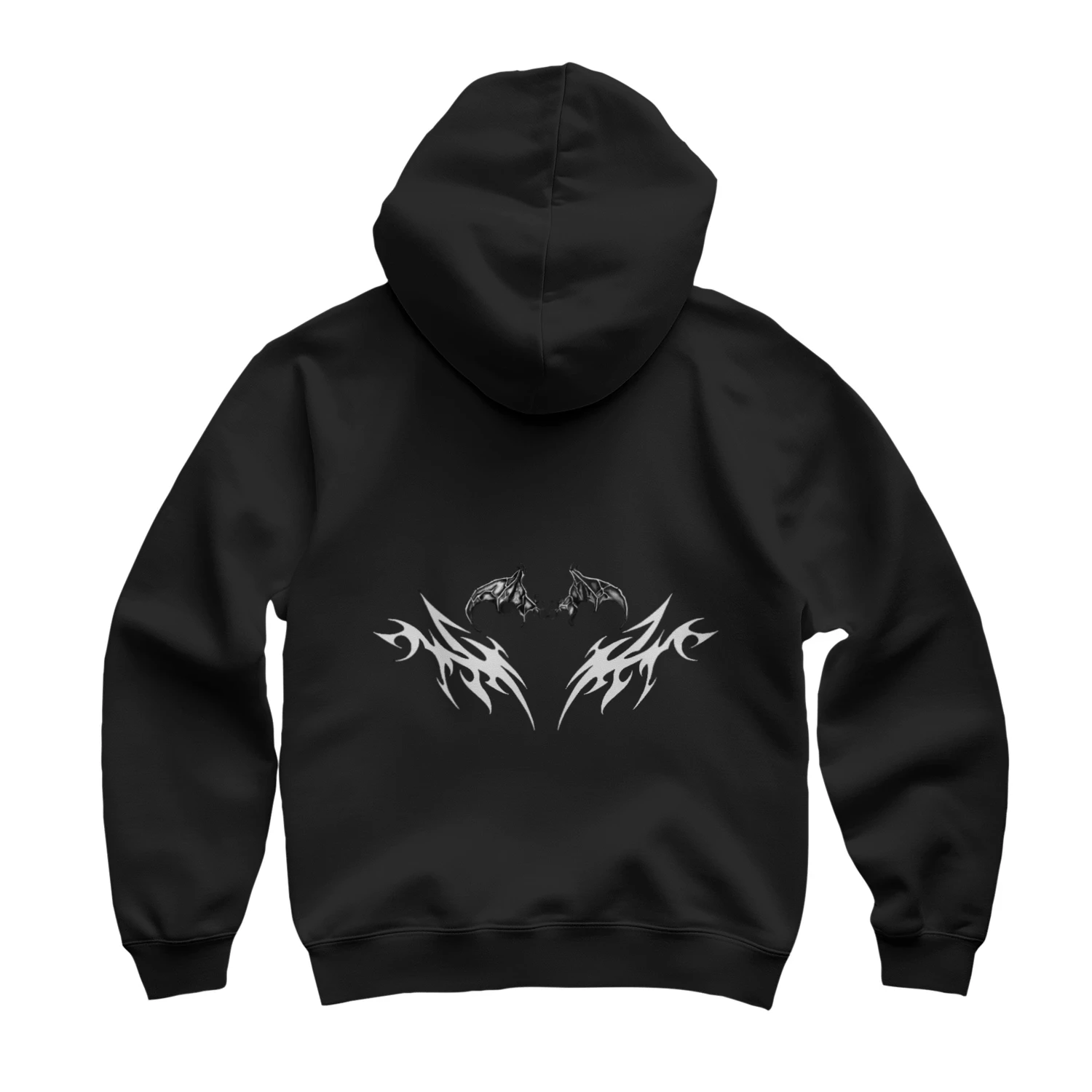"Cyber Sigilism" - Premium Streetwear Hoodie mit Futuristischem Design