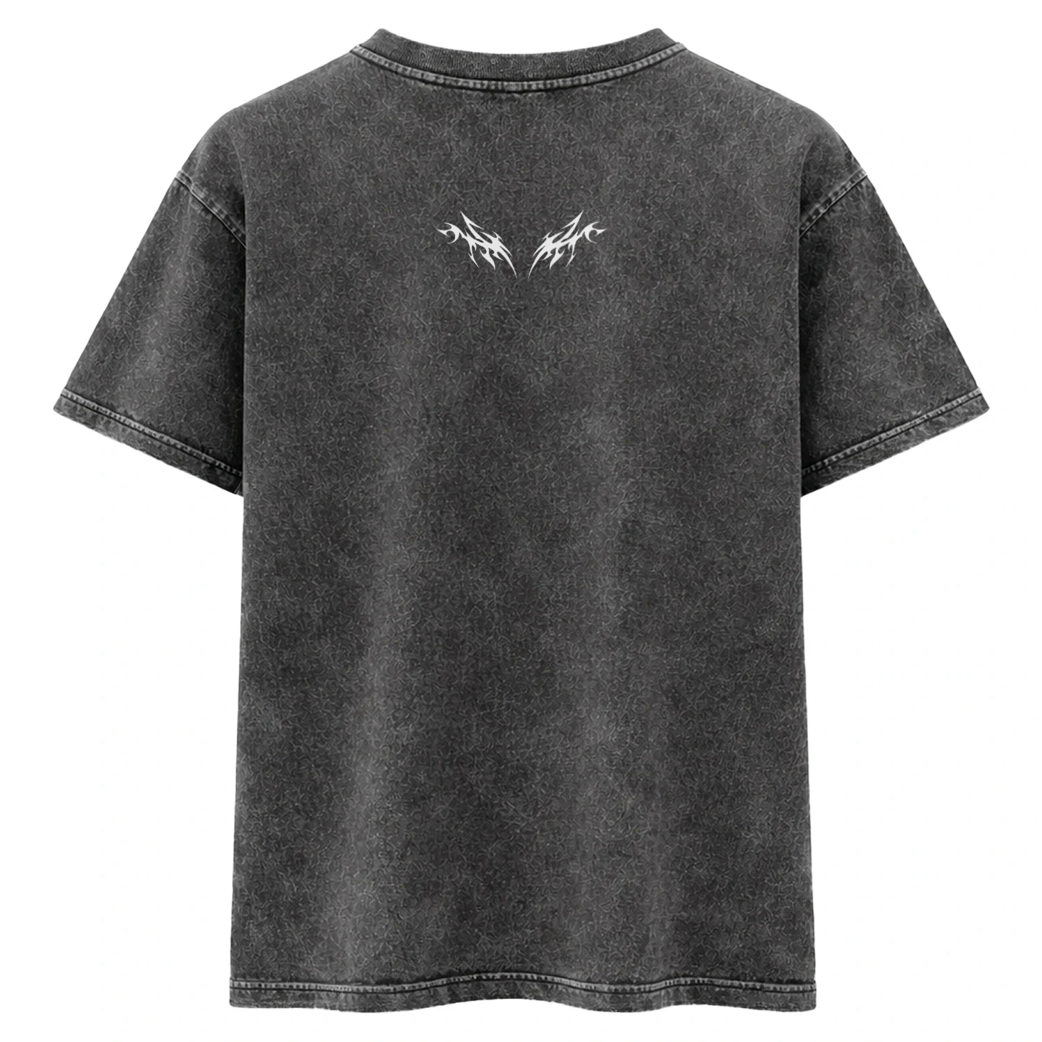 The "Gothic Smile" Premium Acid Wash Tee