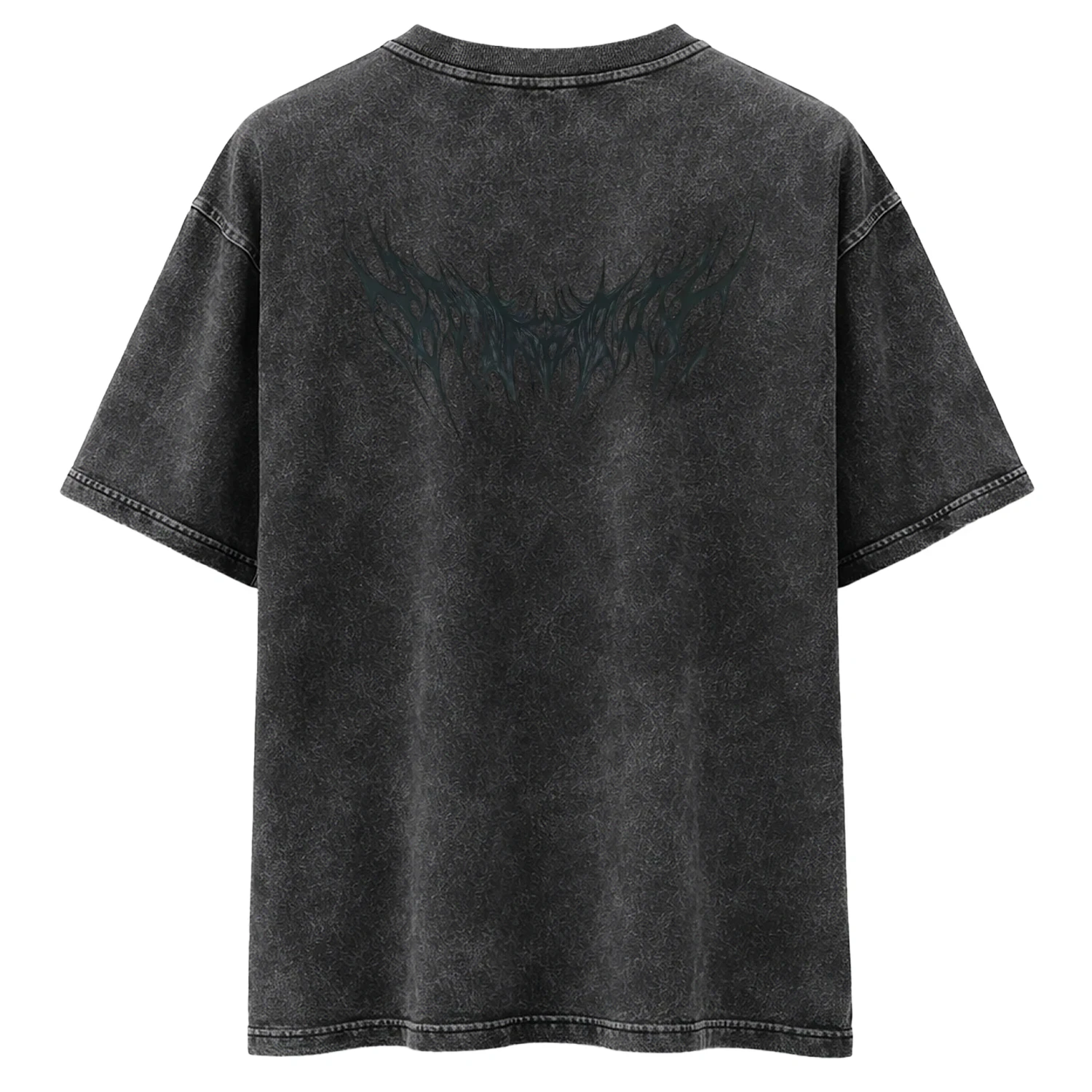 The "Gothic Thorn" Premium Acid Wash Tee