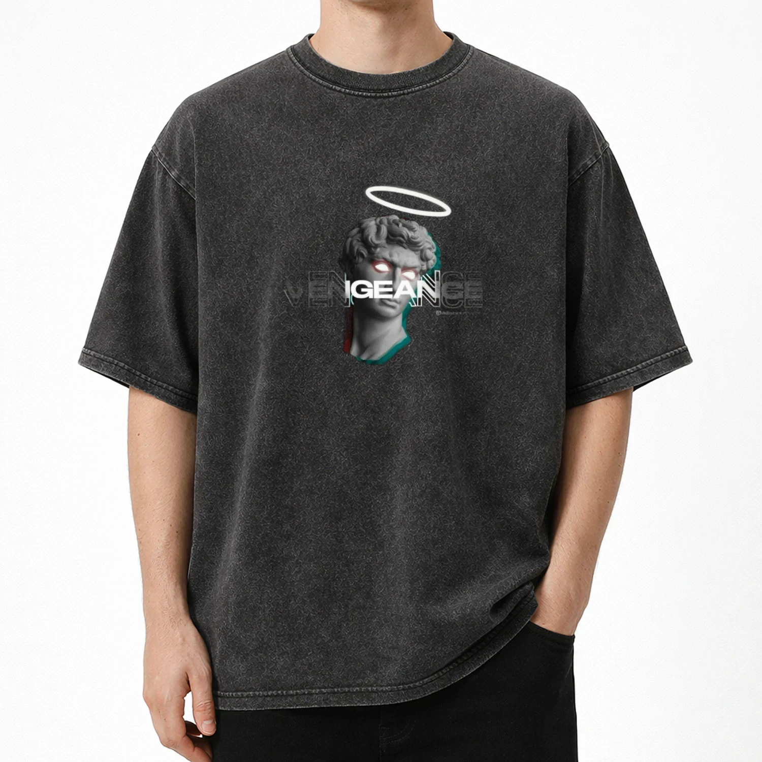 Vanguard" Premium Acid Wash Oversized Tee