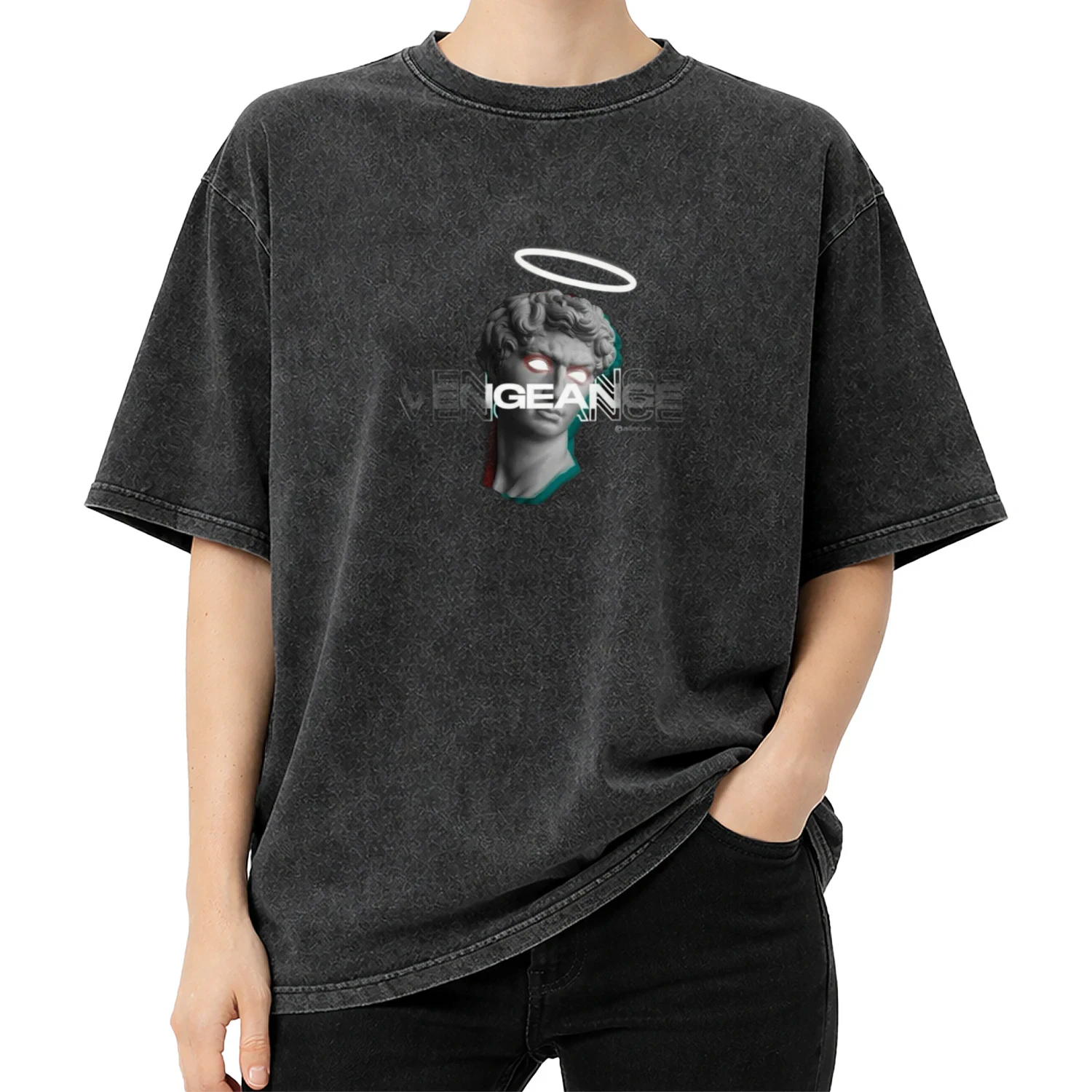 Vanguard" Premium Acid Wash Oversized Tee