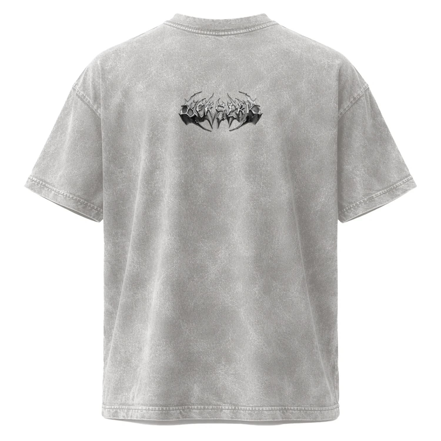 The "Gothic Bat Wings" Premium Acid Wash Tee