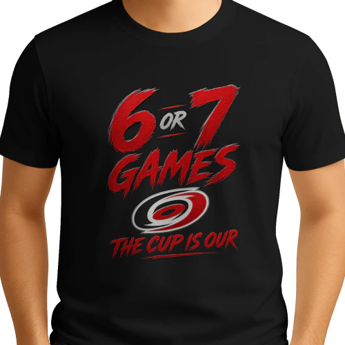 Carolina Hurricanes 6 Or 7 Games The Cup Is Our Playoff Hockey Shirt