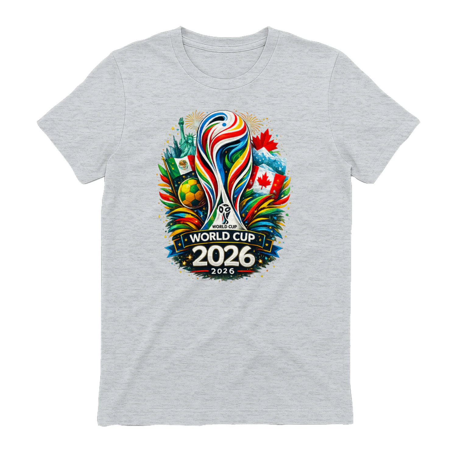 World Cup 2026 Colorful Soccer Fan Design