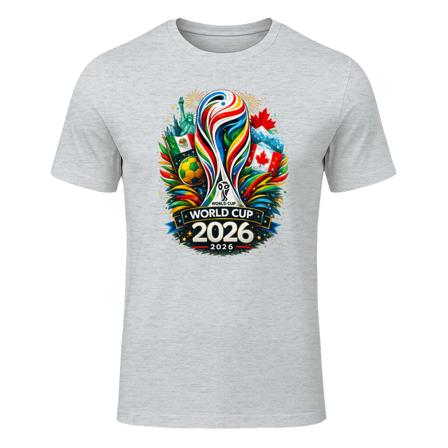 World Cup 2026 Colorful Soccer Fan Design