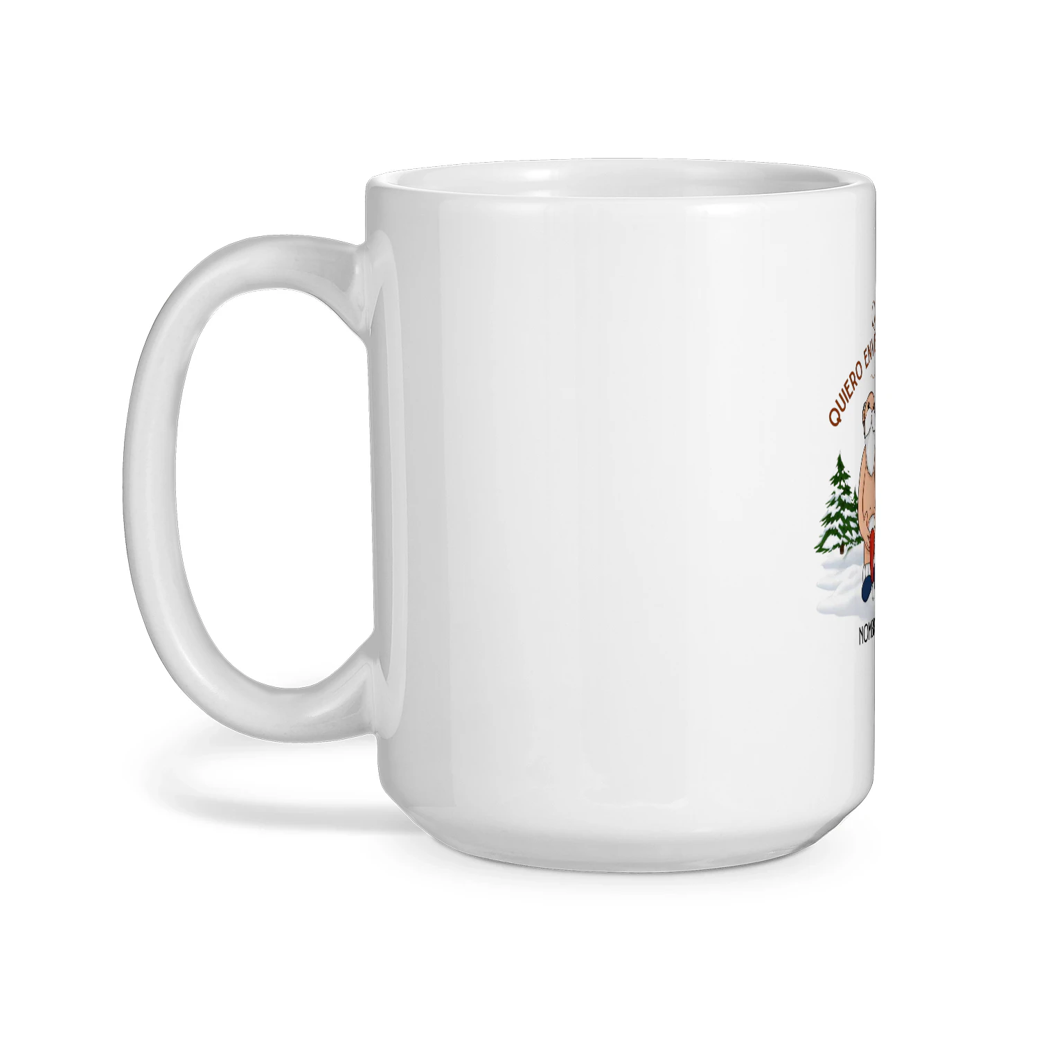 White Ceramic Mug 15oz