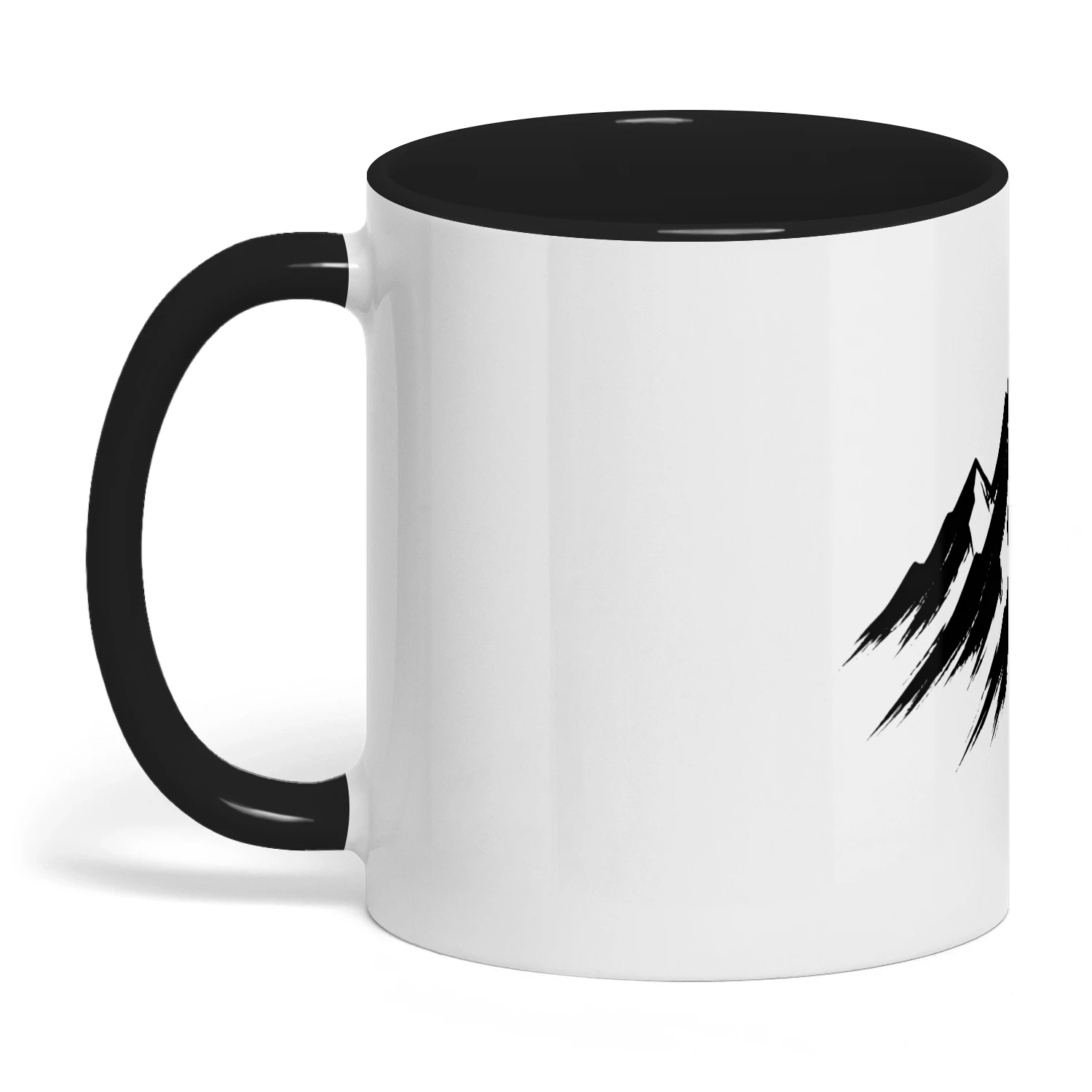 Edge-to-Edge Two-tone Ceramic Mug 11oz