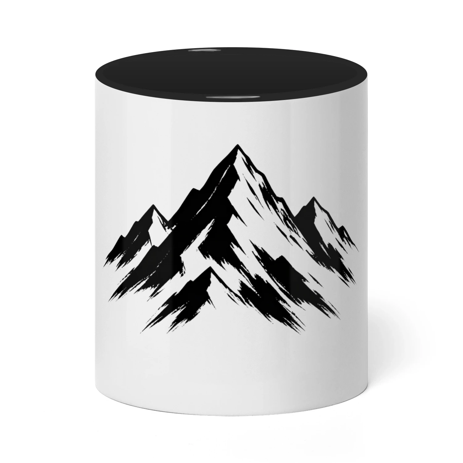 Edge-to-Edge Two-tone Ceramic Mug 11oz