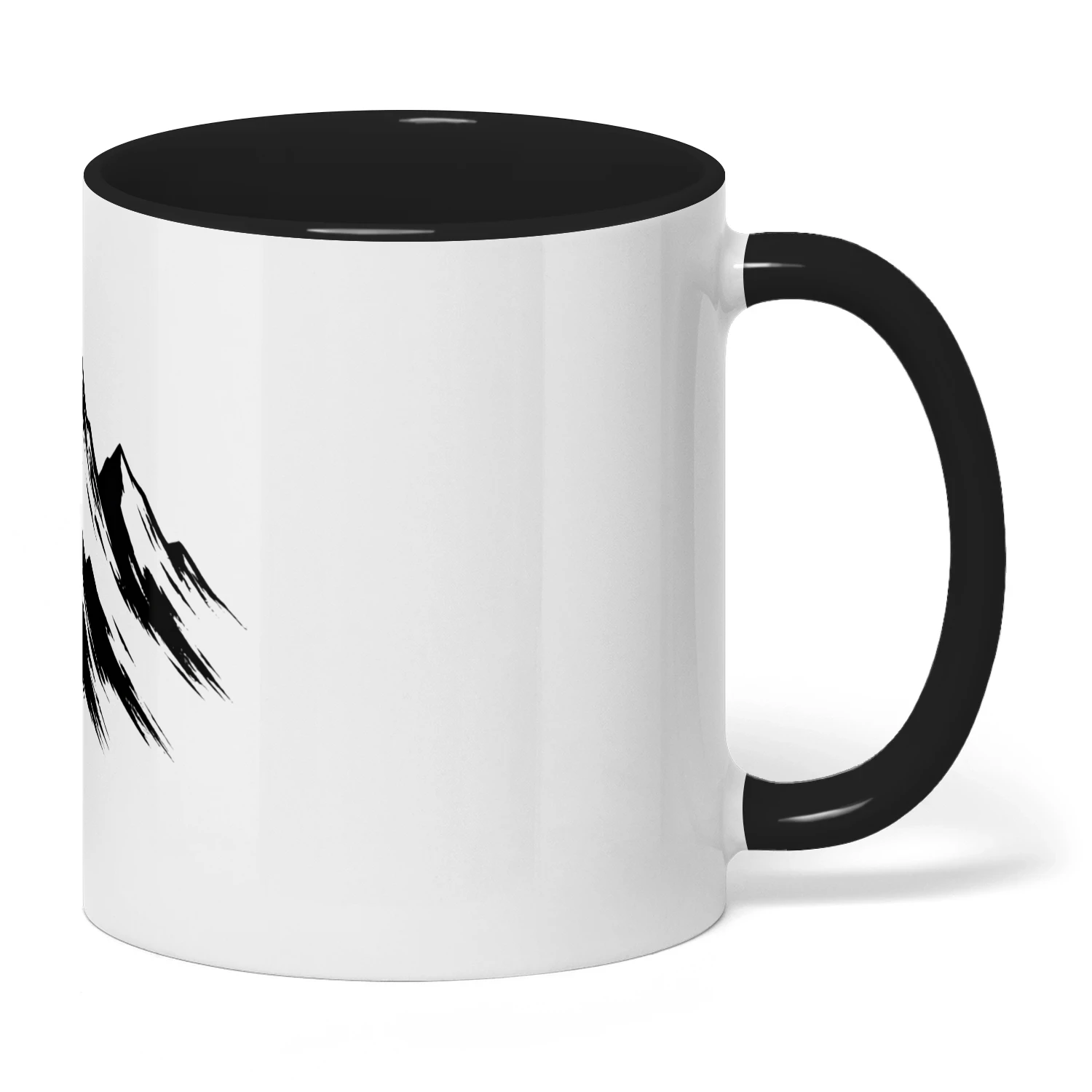 Edge-to-Edge Two-tone Ceramic Mug 11oz