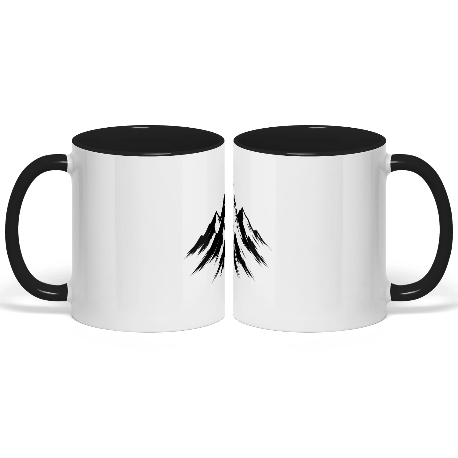 Edge-to-Edge Two-tone Ceramic Mug 11oz