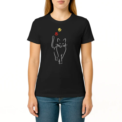 Print on demand Glowing Nurse Cat Apparel