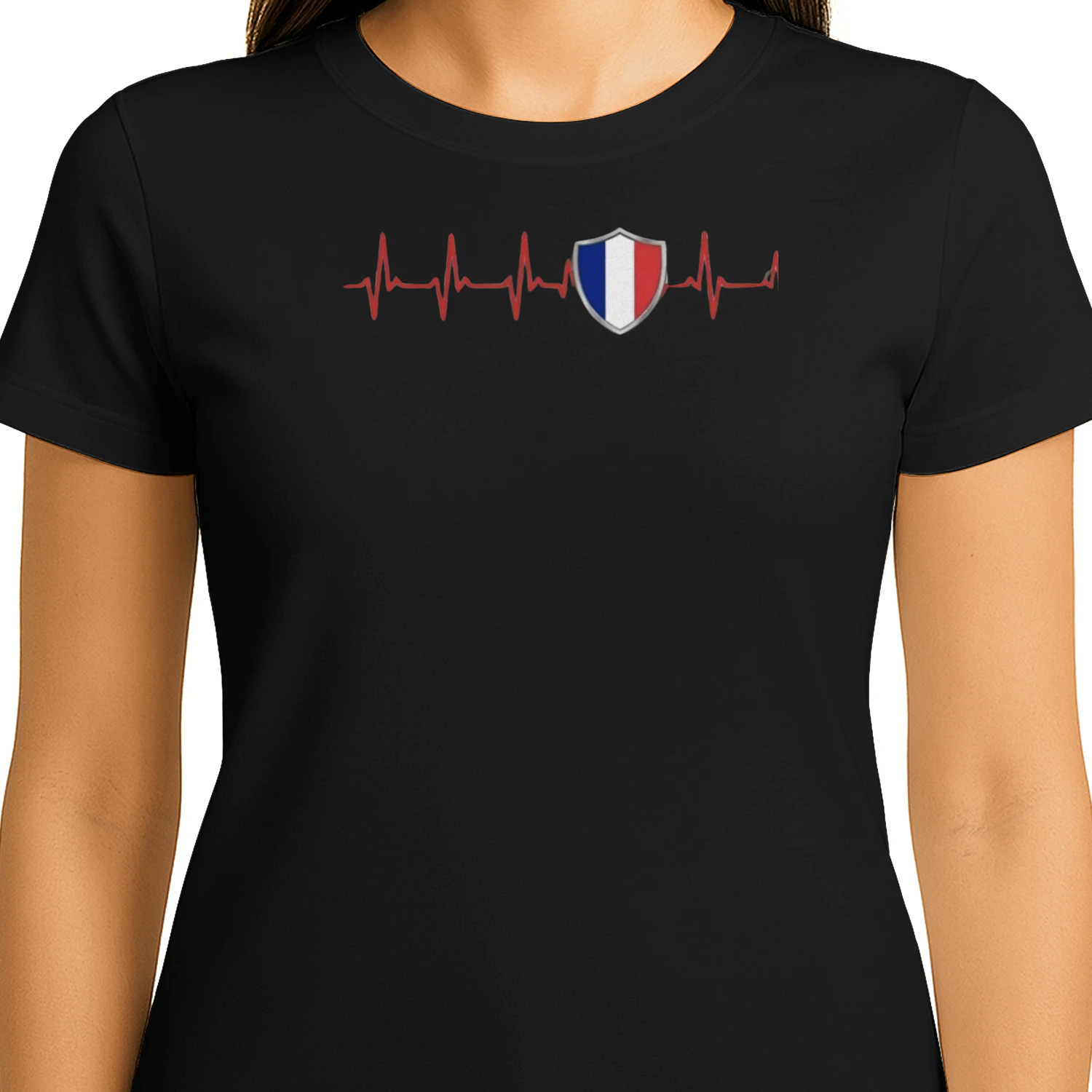 T-shirt Premium "Mon Cœur Bat pour la France" 🇫🇷 - Édition Limitée