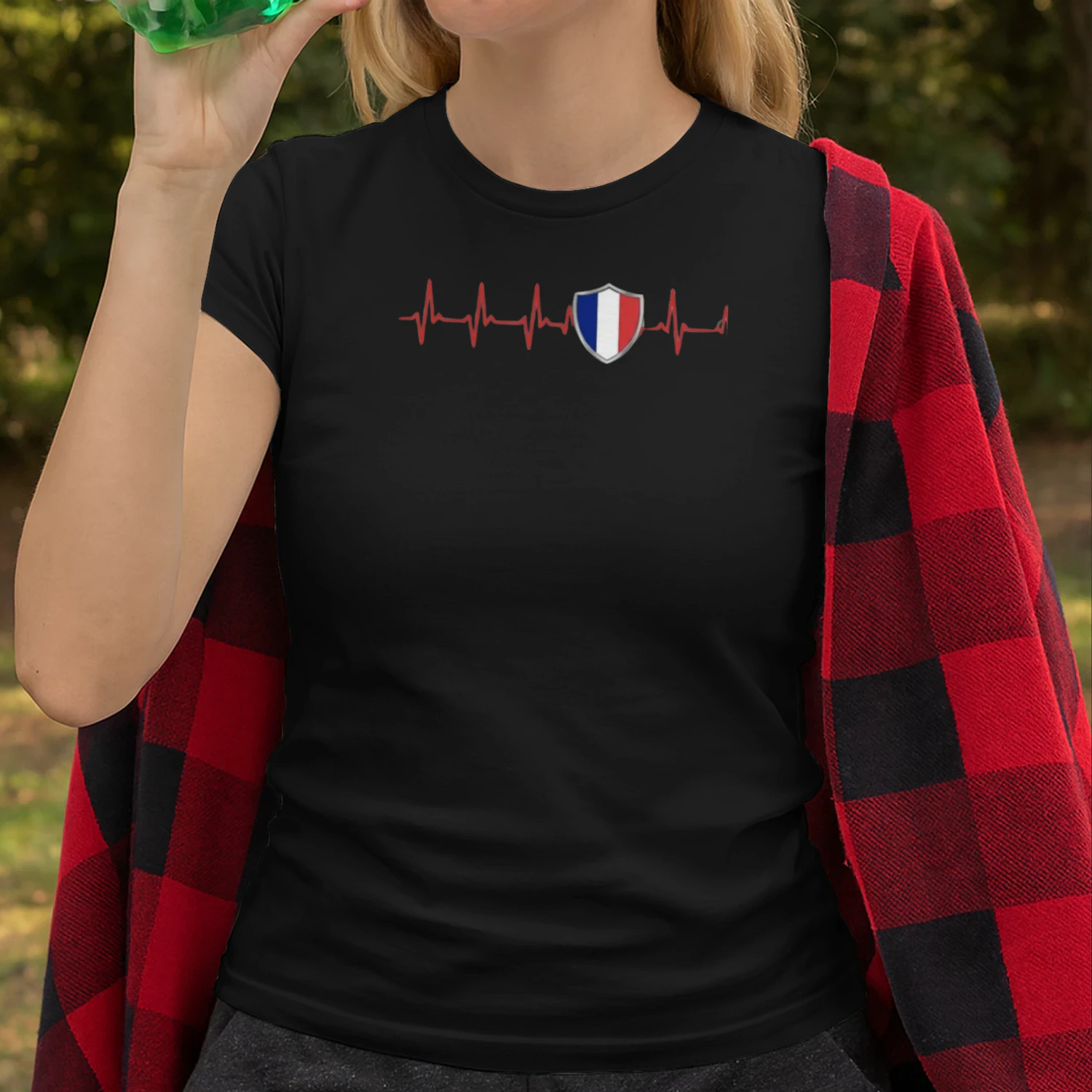 T-shirt Premium "Mon Cœur Bat pour la France" 🇫🇷 - Édition Limitée