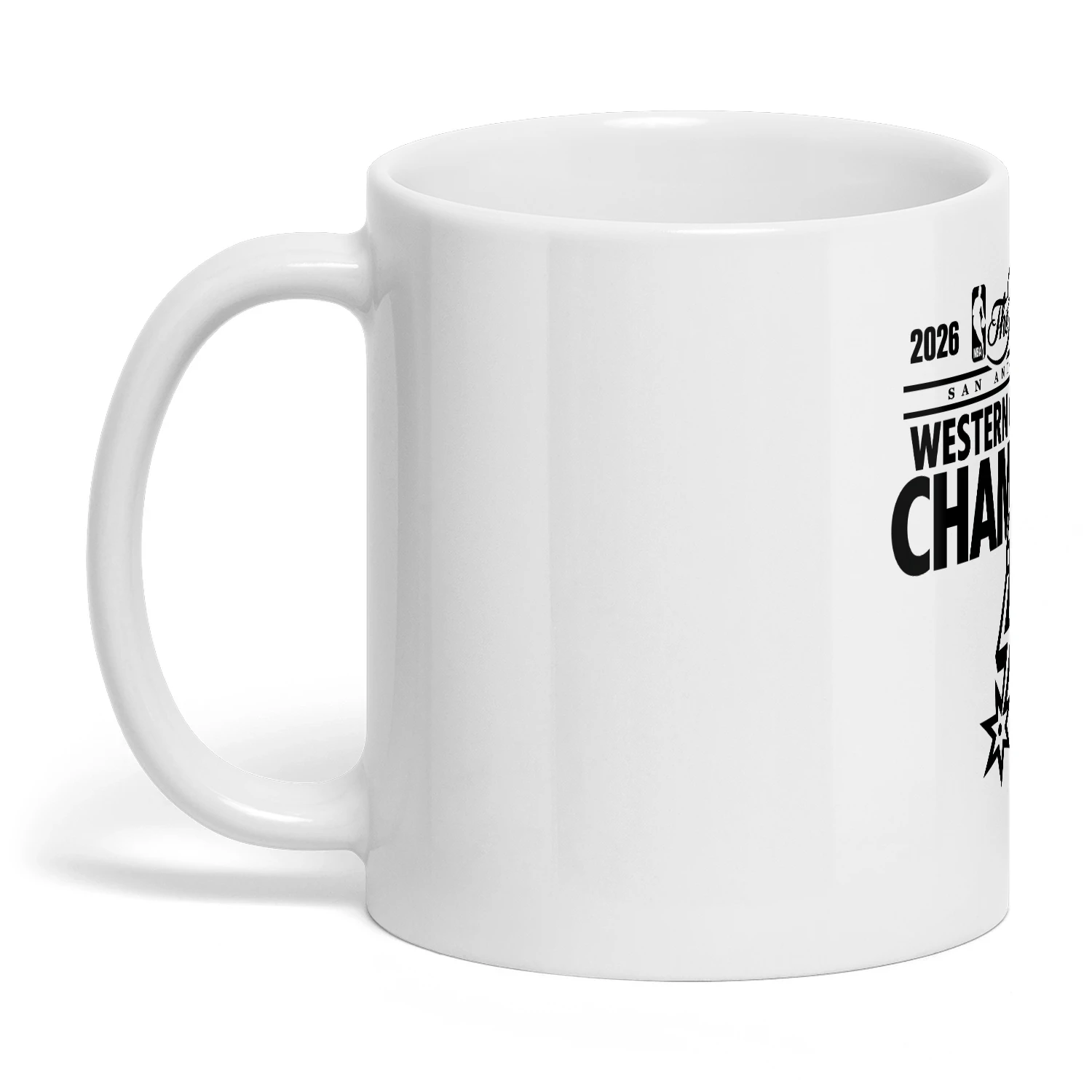 San Antonio Spurs 2026 Western Conference Champions Mug - NBA Finals Coffee Cup