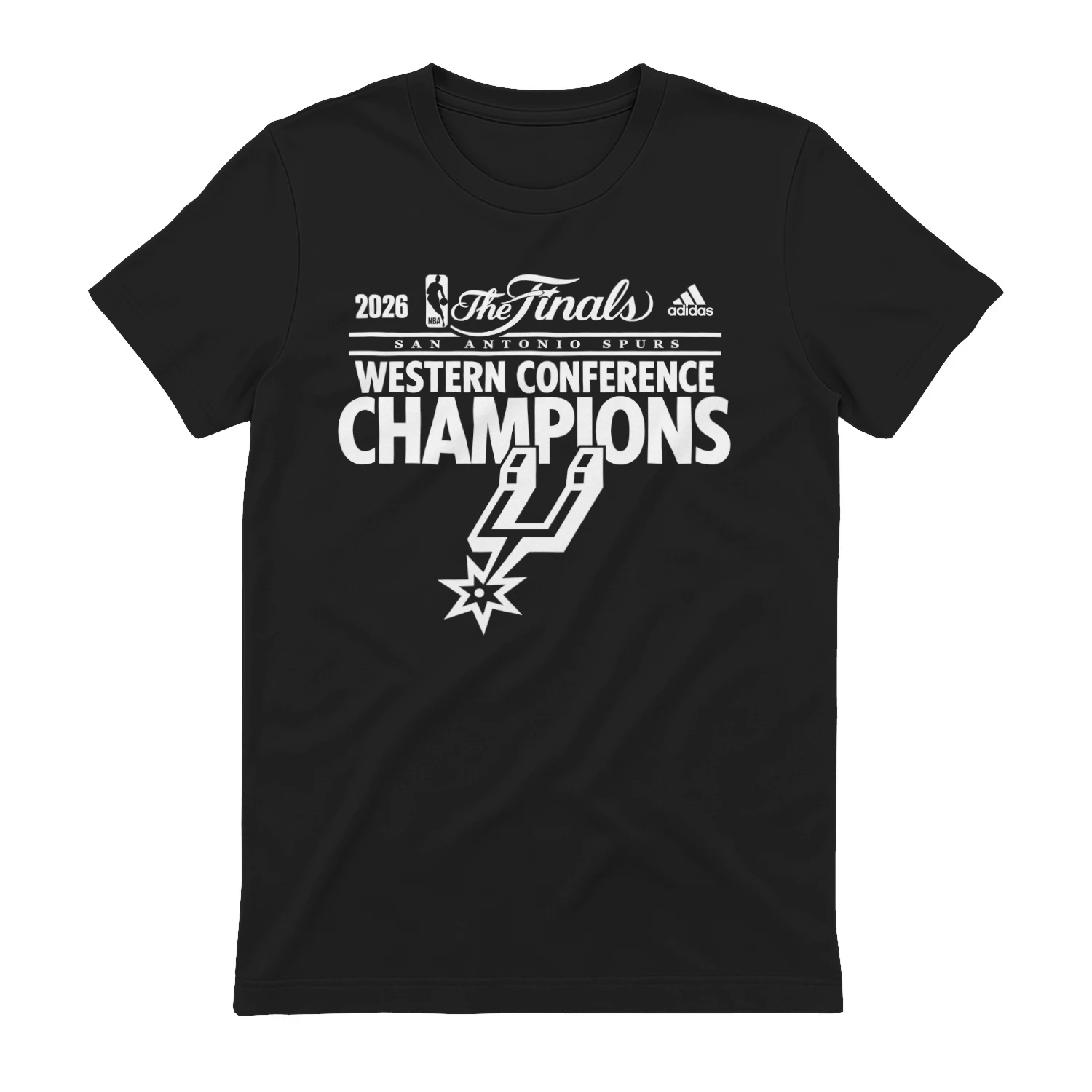 San Antonio Spurs 2026 Western Conference Champions T-Shirt - NBA Finals