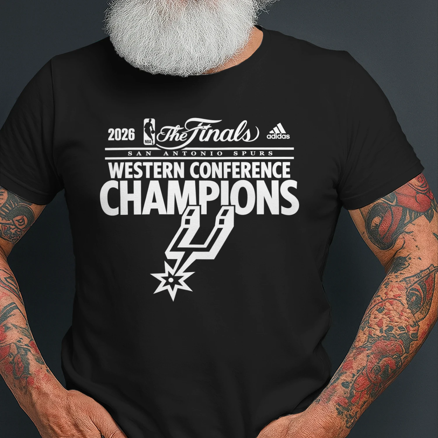 San Antonio Spurs 2026 Western Conference Champions T-Shirt - NBA Finals