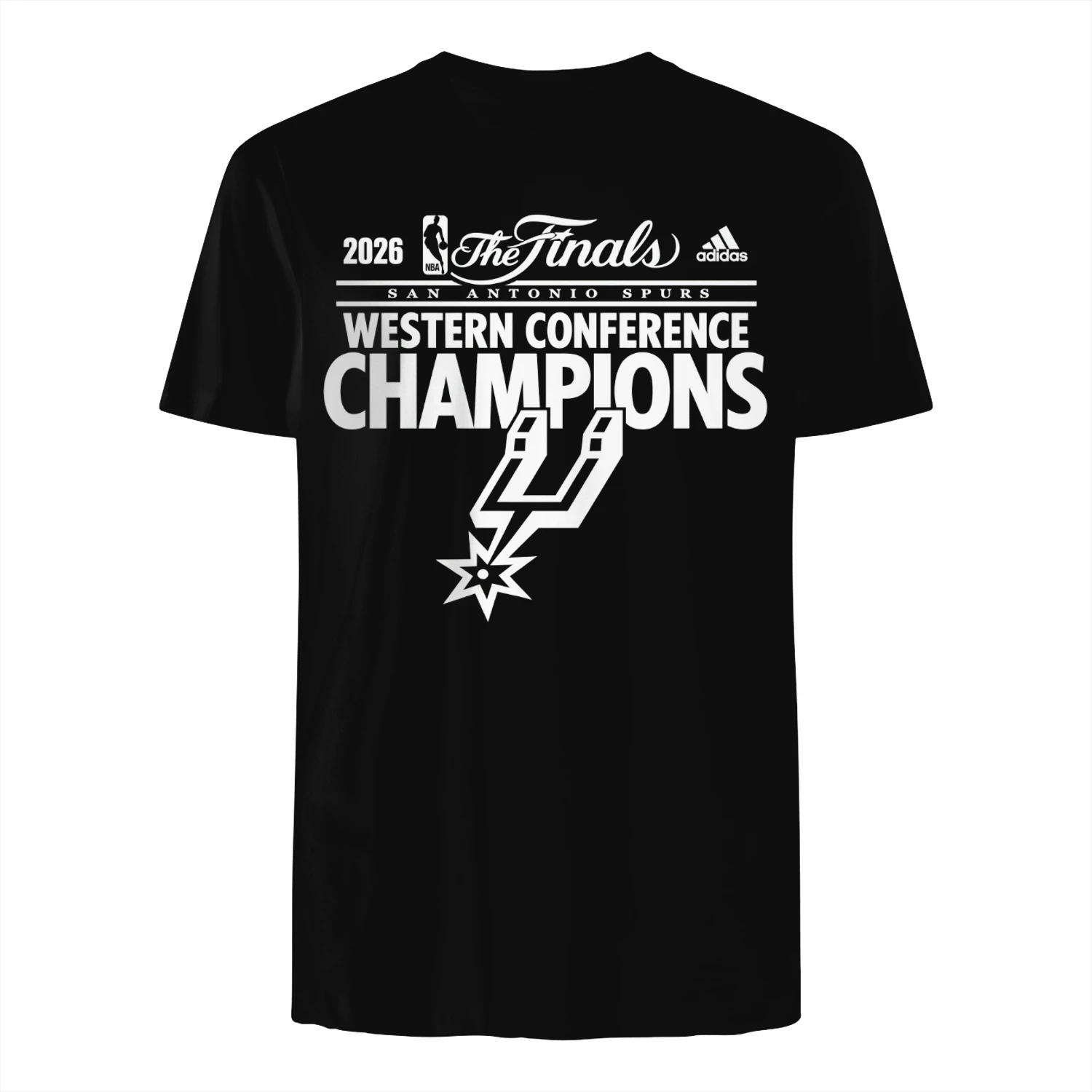 San Antonio Spurs 2026 Western Conference Champions T-Shirt - NBA Finals