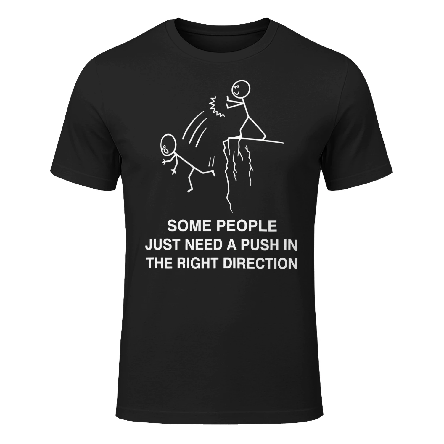Some People Just Need A Push - Funny Dark Humor