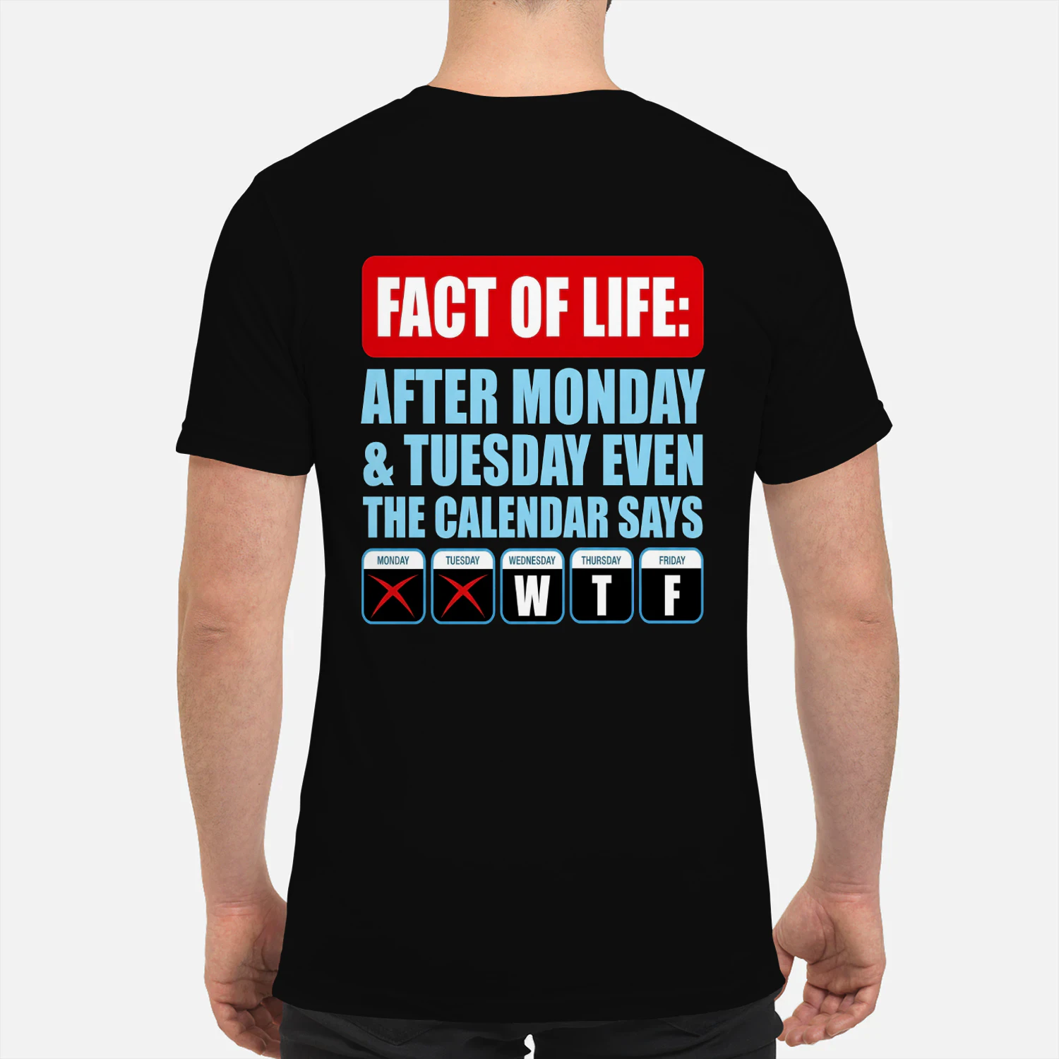 Fact Of Life Calendar WTF Shirt - Hilarious Work