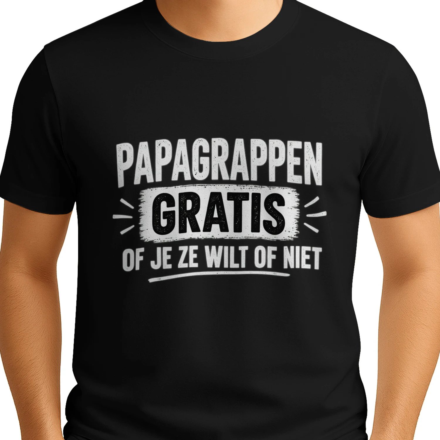 Papagrappen Gratis T-Shirt – Grappig Papa Shirt & Cadeau voor Vader