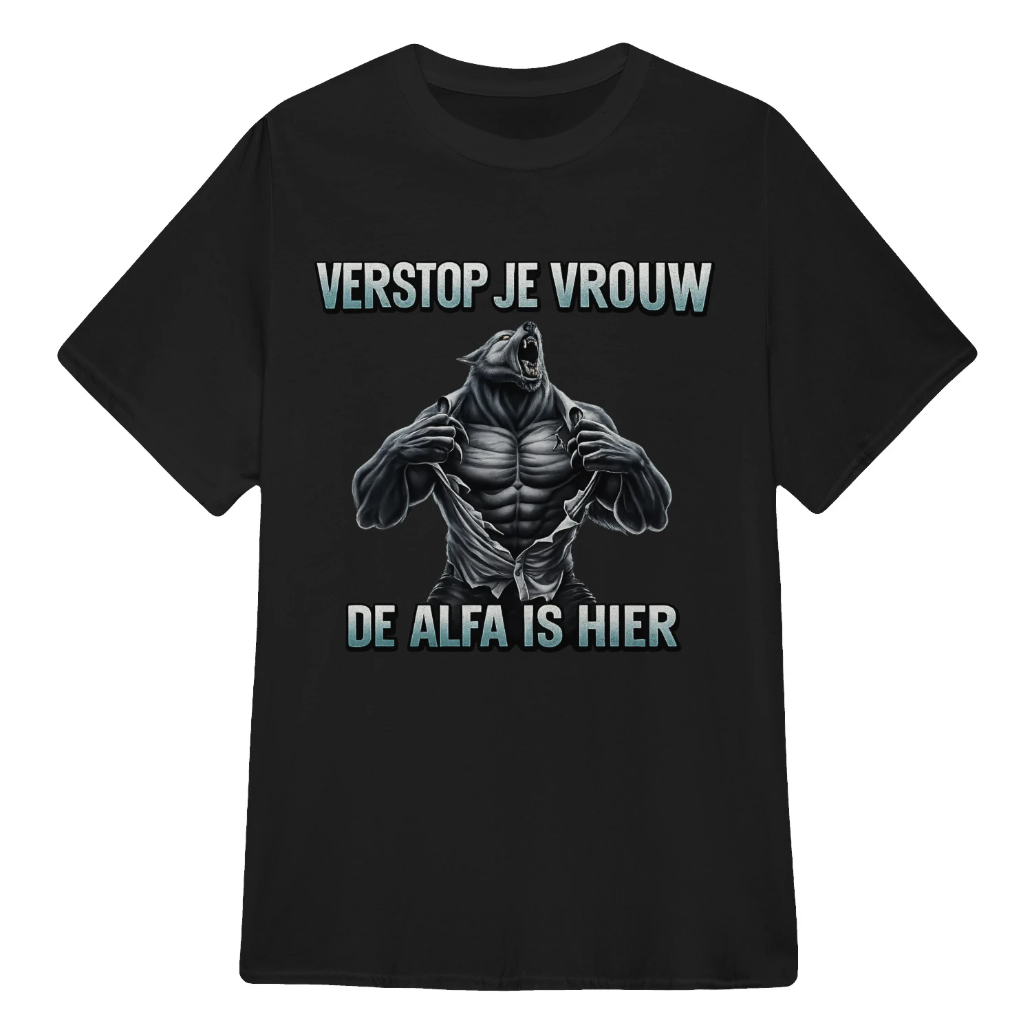 VERBERG JE VROUW DE ALPHA IS HIER