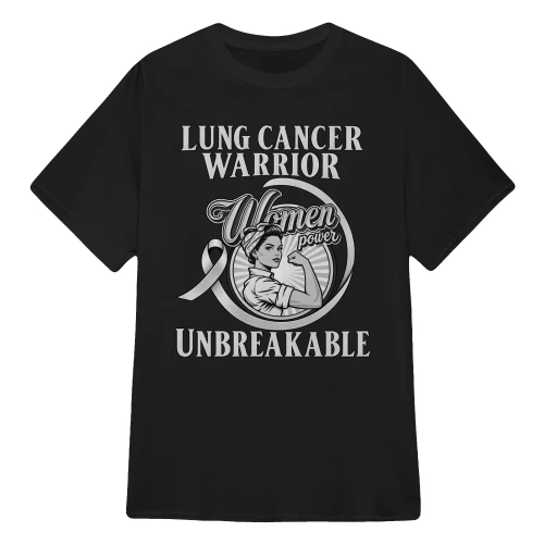 Lung Cancer Warrior Women Power Unbreakable 1