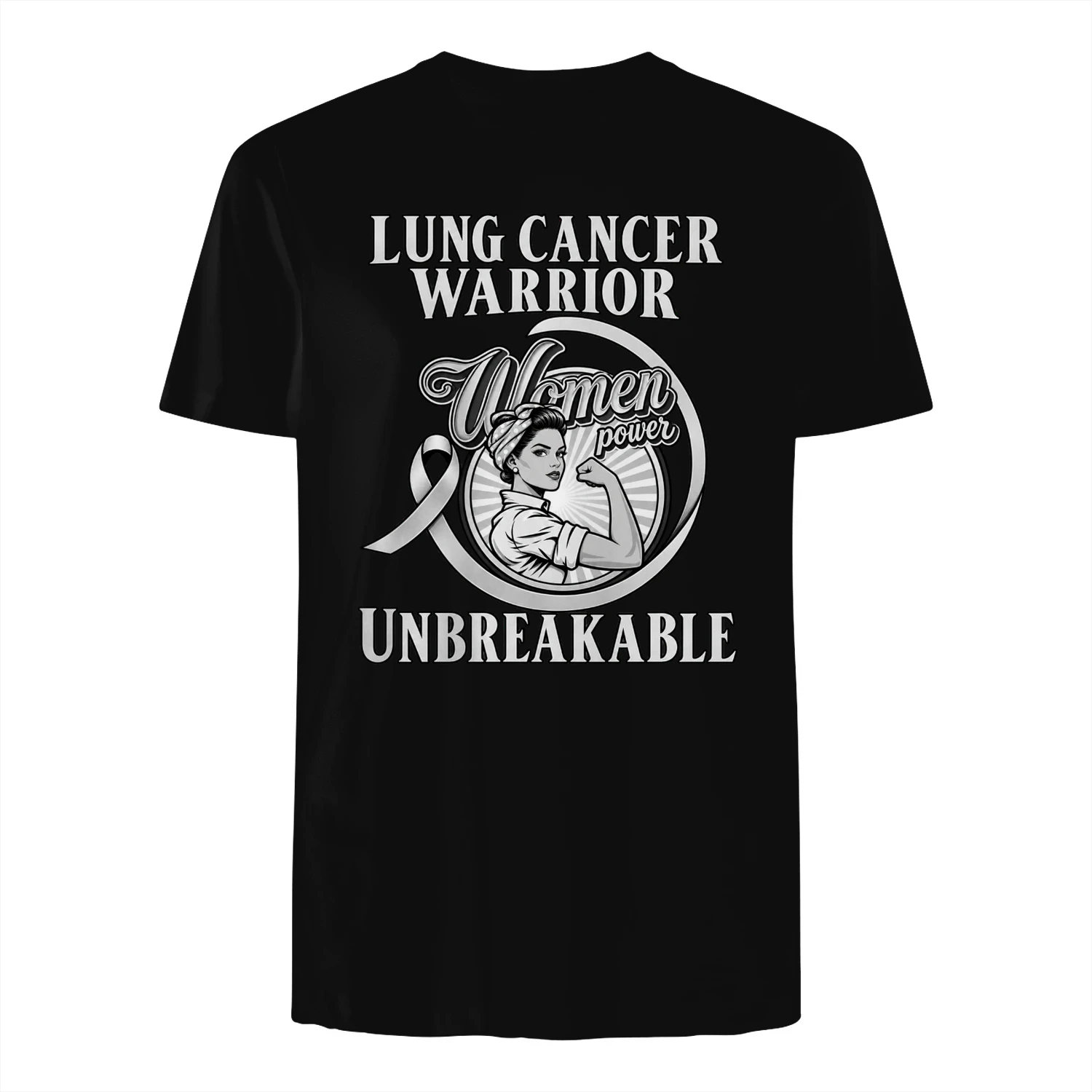 Lung Cancer Warrior Women Power Unbreakable