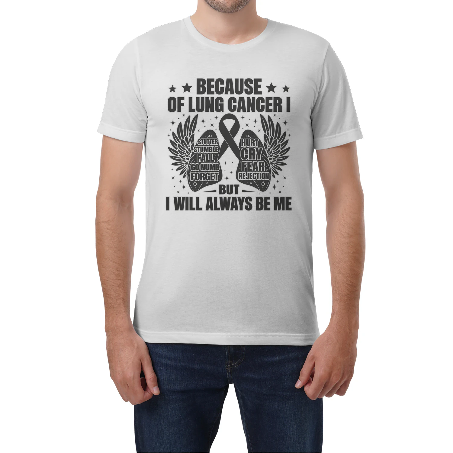 Because of Lung Cancer I Will Always Be Me Awareness
