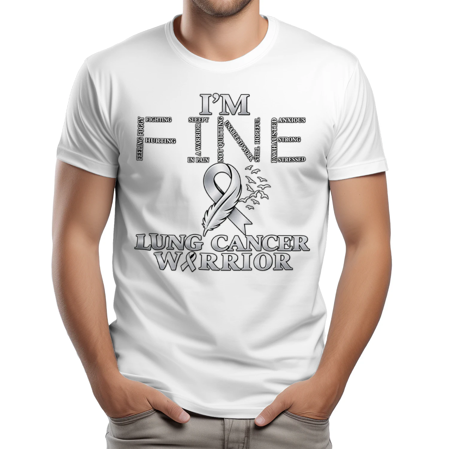 Most People Fake Being Sick – I Fake Being Well Lung Cancer Awareness