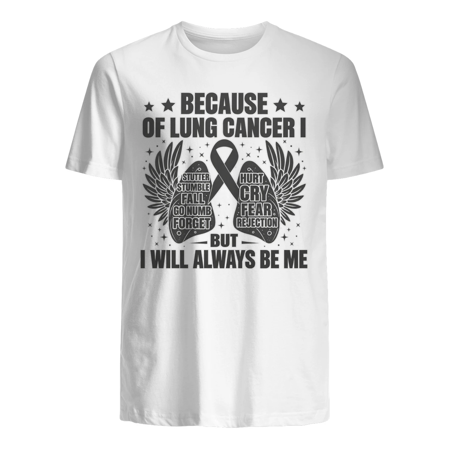 Because of Lung Cancer I Will Always Be Me Awareness