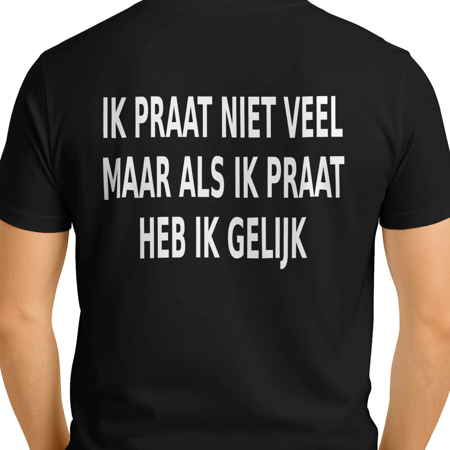 IK PRAAT NIET VEEL