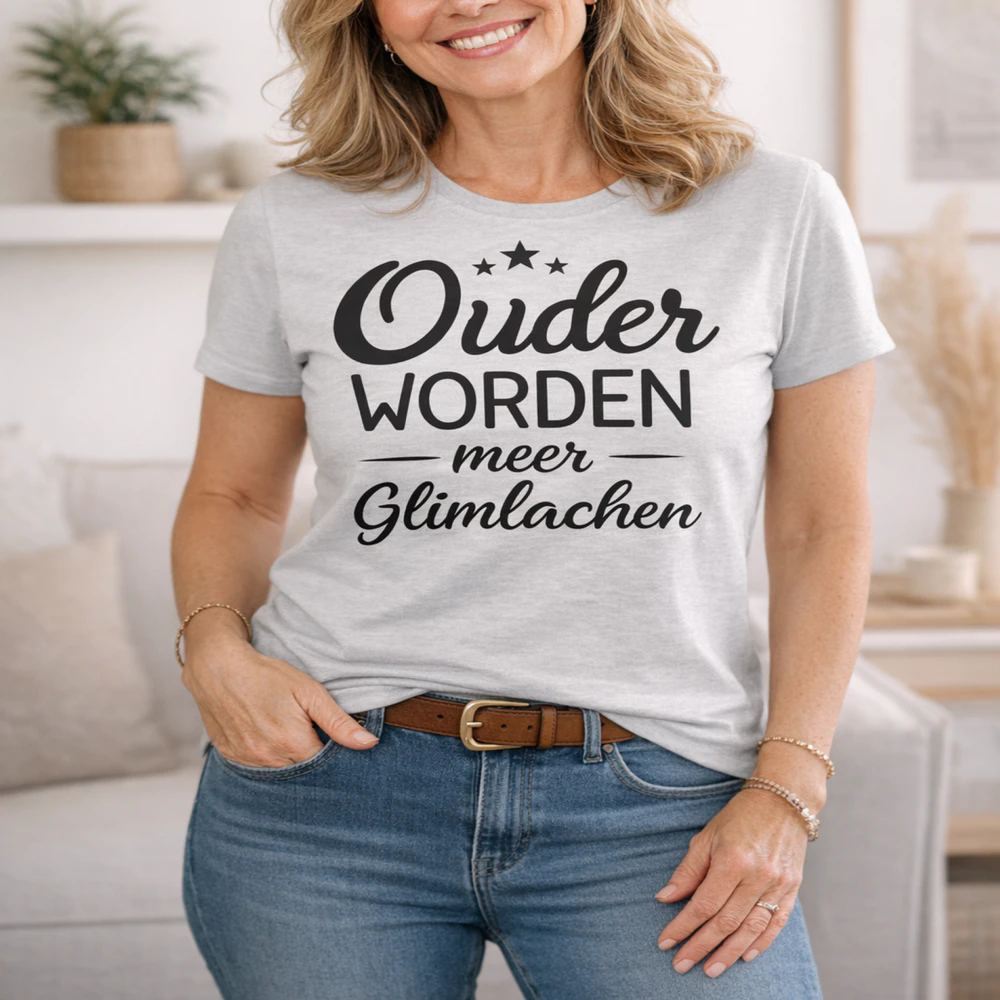 Ouder worden meer glimlachen