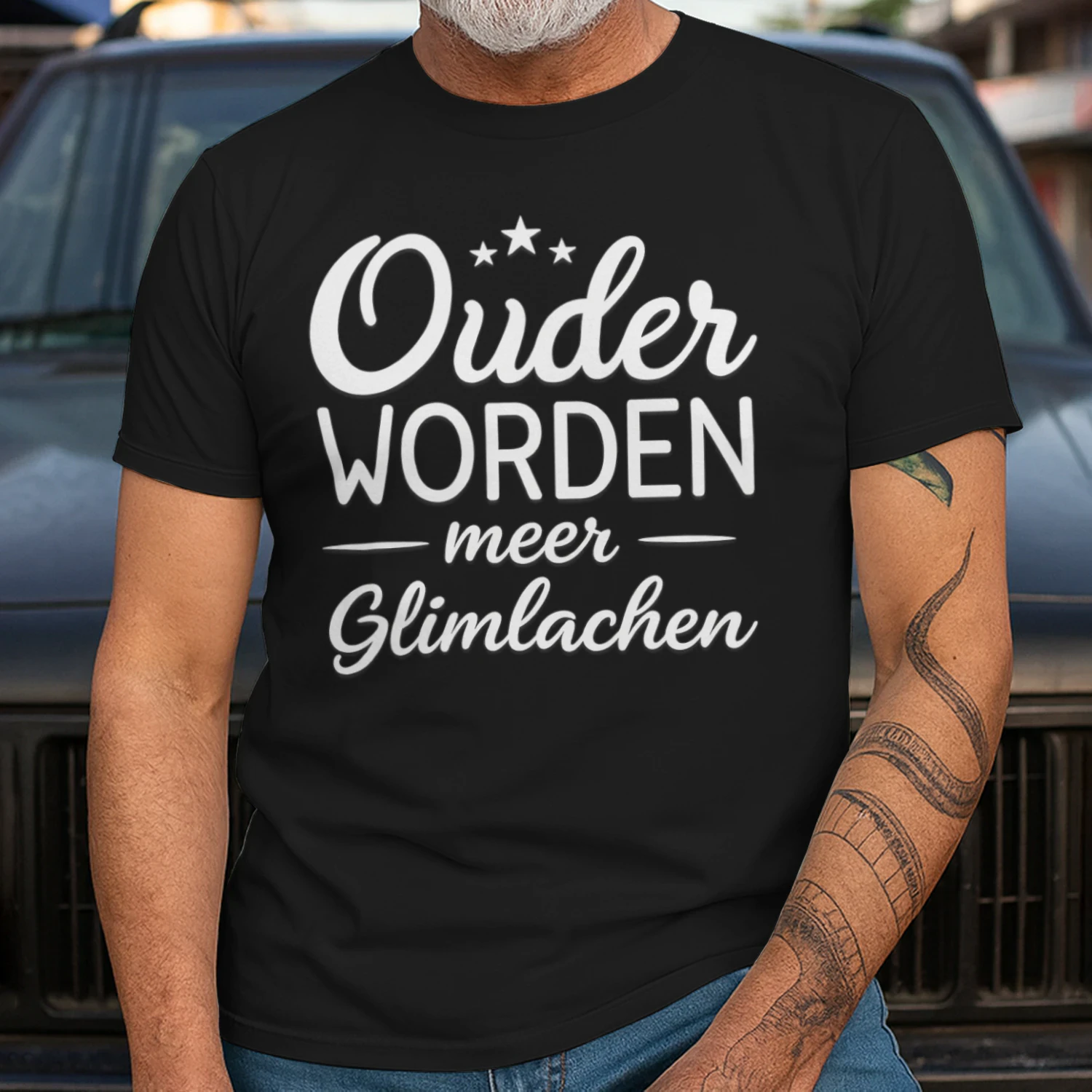 Ouder worden meer glimlachen