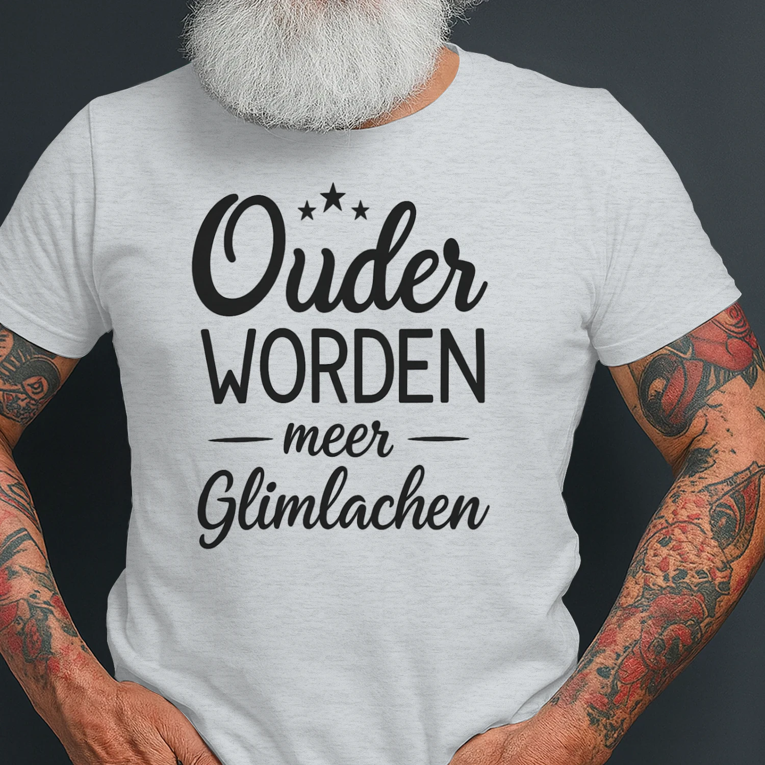 Ouder worden meer glimlachen
